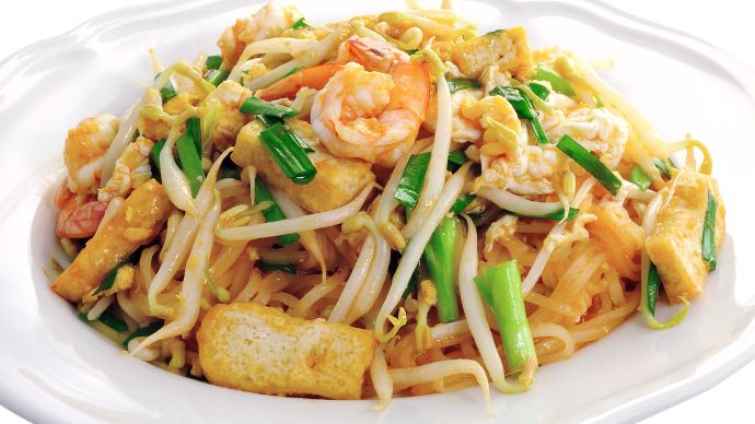 Shrimp and Egg Noodles Dishes
