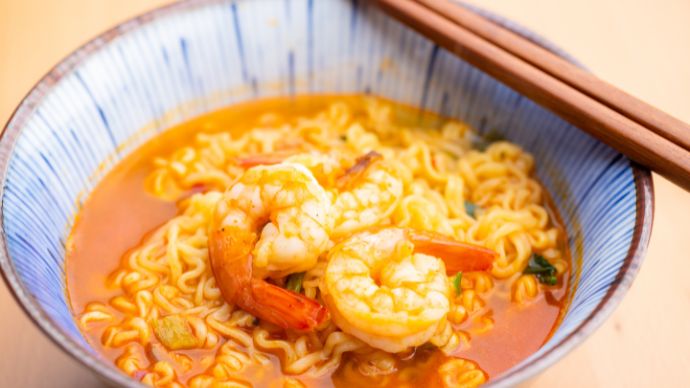 Shrimp and Egg Noodles Dishes
